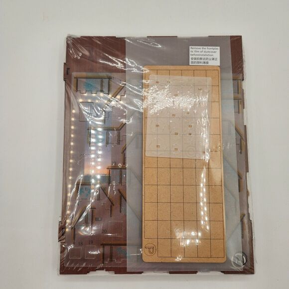 DIY Book Nook Kit XD01 Beyond Library 3D Shelf Display Model Lighted Open Box - Picture 10 of 16